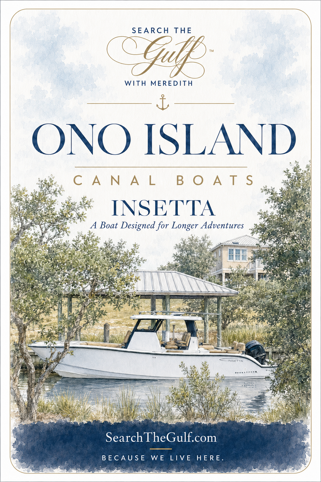 Ono Island Canal Homes and Insetta Boats